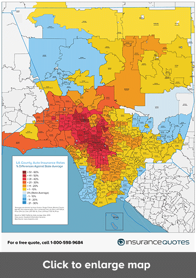 los angeles car insurance by zip code