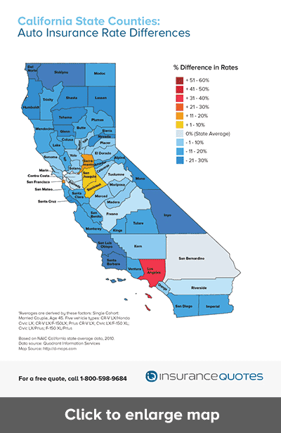 california county map