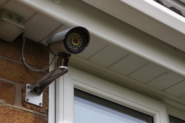 security camera outside home