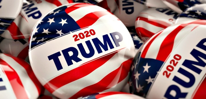 Trump 2020 campaign button
