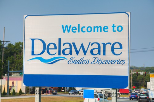 Delaware state sign