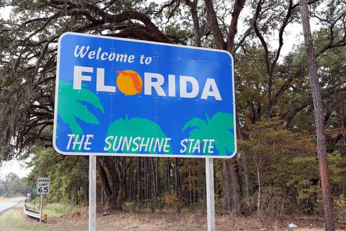 Florida State road sign